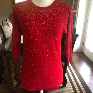 Cable & Gauge Gold Studded Sweater